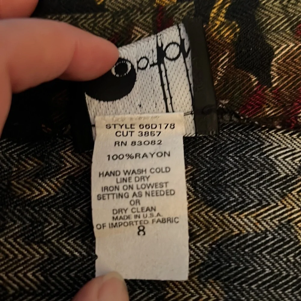 Vintage Floral Maxi Skirt by First Option size 8